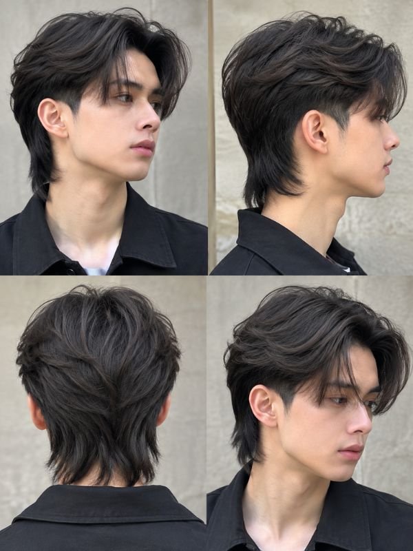 1. Classic Two Block Mullet Haircut