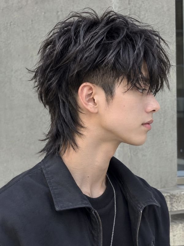 10. Choppy Two Block Mullet