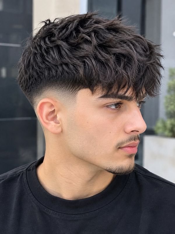 11. Low Taper Fade Textured Crop Fringe