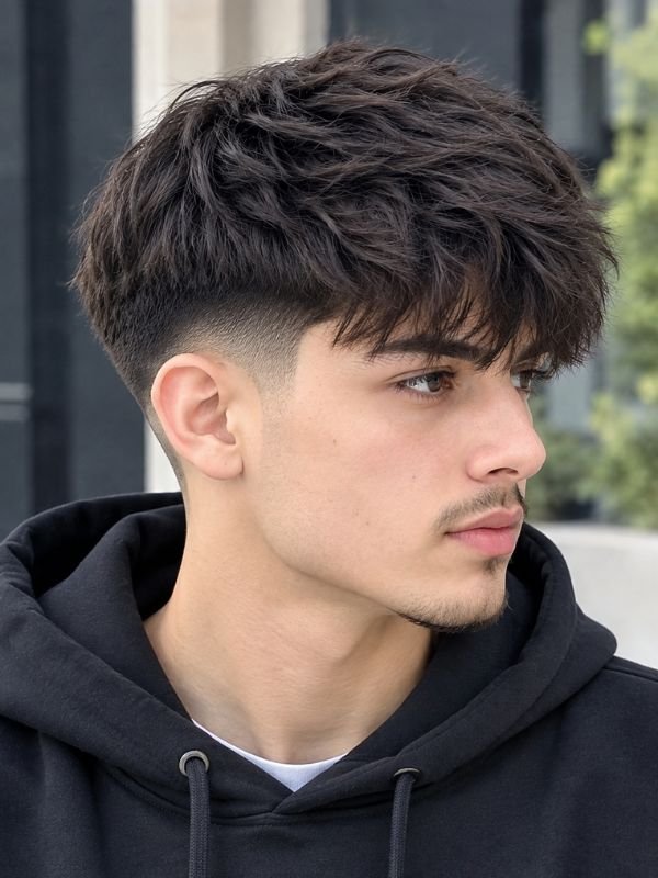 13. Modern Fringe with Low Taper