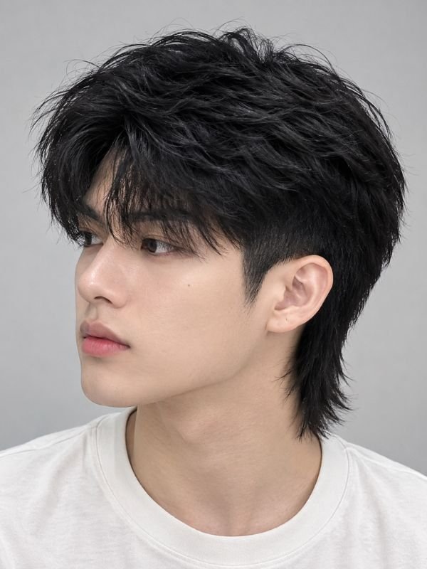 2. Korean Two-Block Mullet