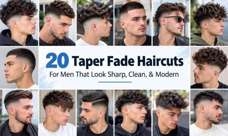 20 Taper Fade Haircuts For Men That Look Sharp, Clean, & Modern