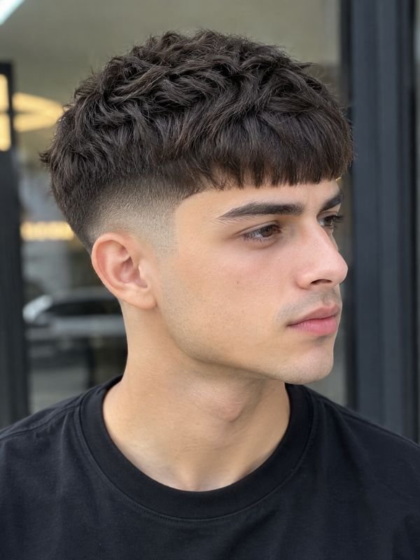 24. French Crop with Low Taper Fade