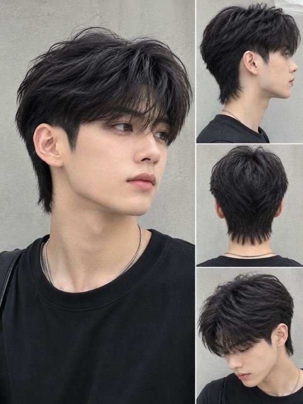 3. Short Two Block Mullet