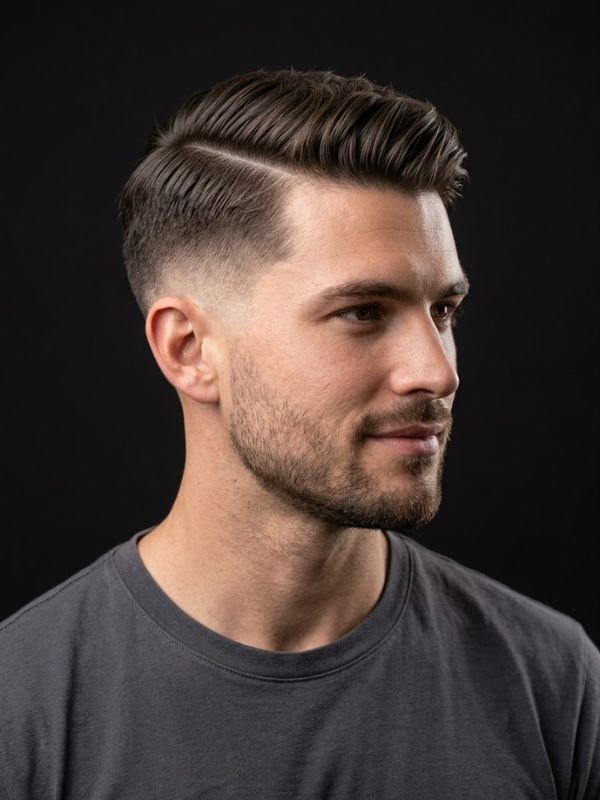 3. Side Part Taper Fade