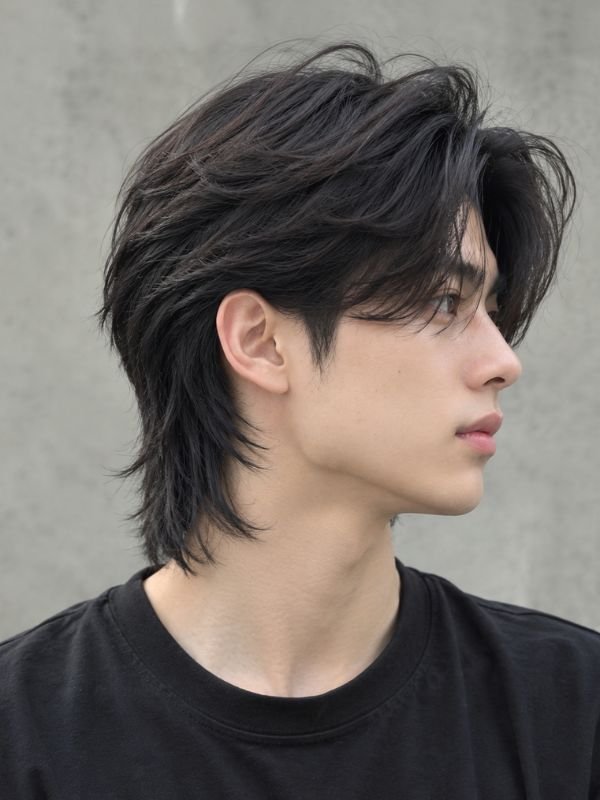 4. Long Two Block Mullet