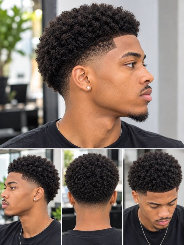 4. Mid Taper Fade Afro