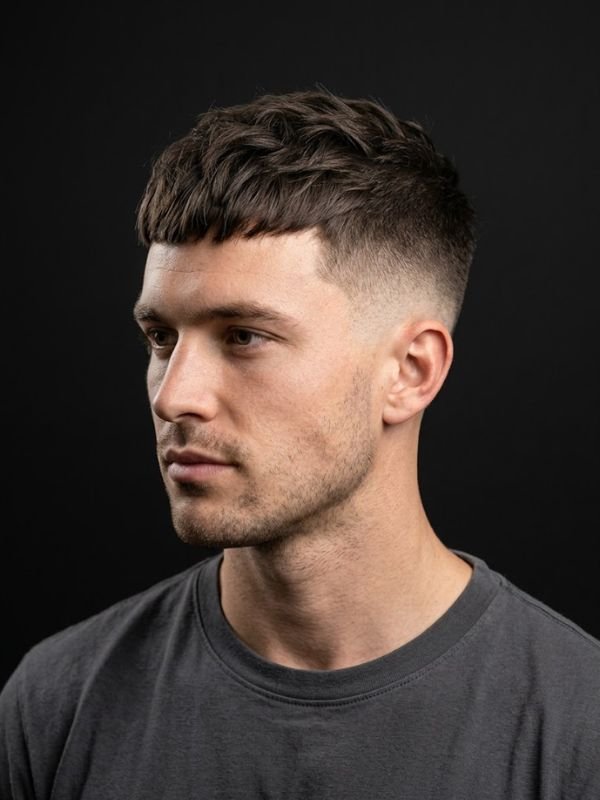 6. French Crop Taper Fade