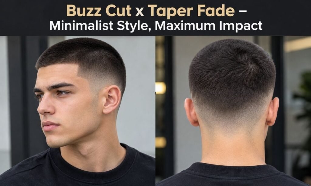 Buzz Cut x Taper Fade – Minimalist Style, Maximum Impact 2026