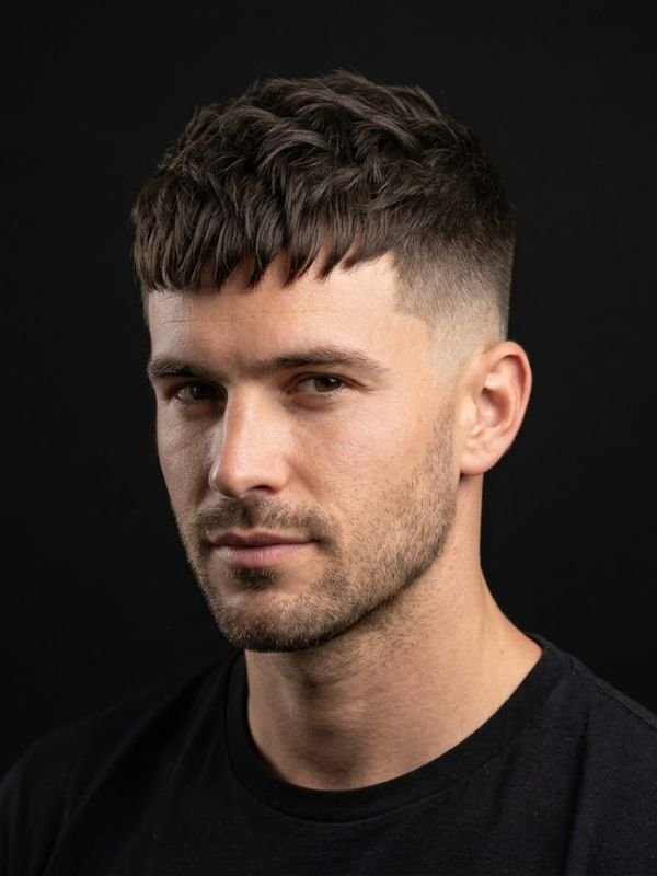 Dense Hair Caesar with Lightweight Texture