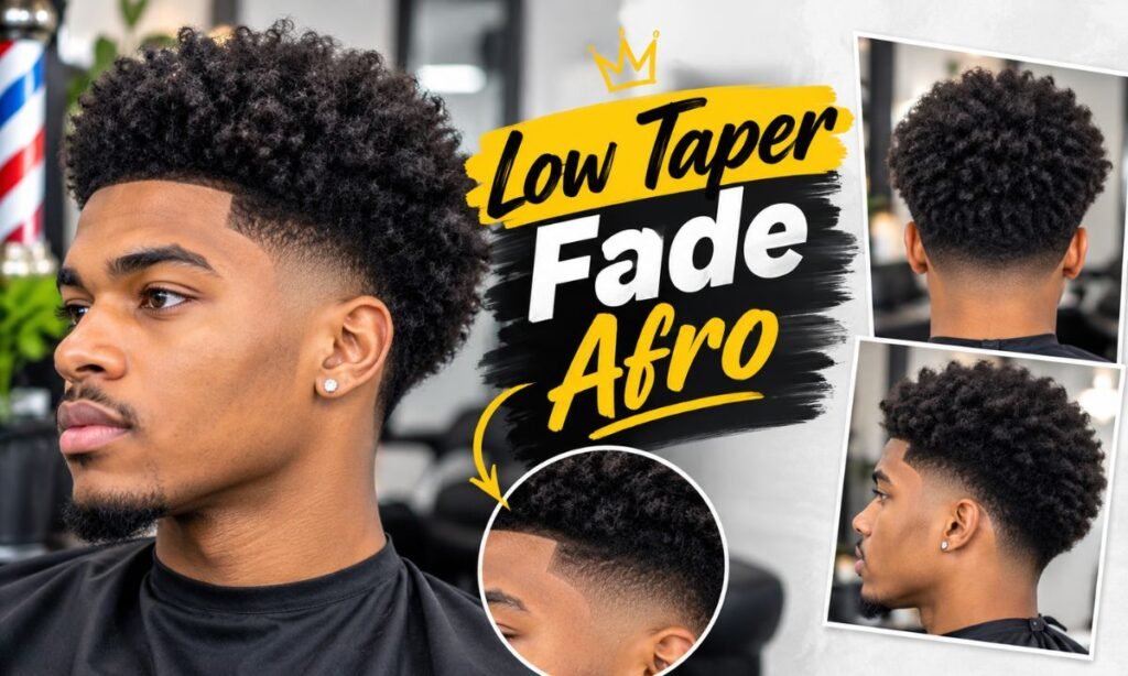 Low Taper Fade Afro