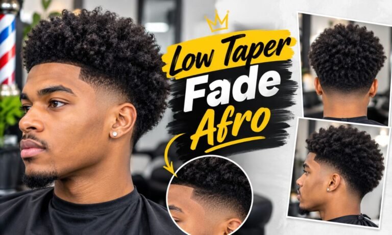 Low Taper Fade Afro