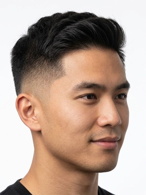 Low Taper Fade Asian Haircuts Short Hair
