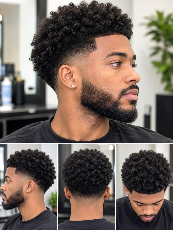What Is a Low Taper Fade Afro?